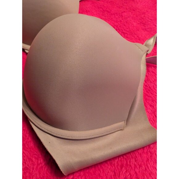 Warner’s No Side Effects 01356 Beige 38C Underwire T-Shirt Bra Smooth Sides - Picture 3 of 9